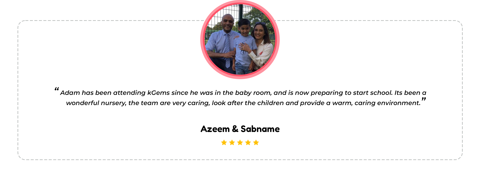 testimonial azeem